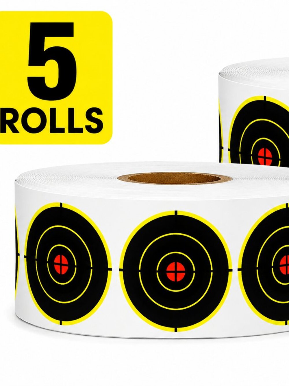 5 PK Splatter Shooting Target Stickers 3 Inch Self-Adhesive Reactive for Airsoft